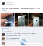 គំរូសាកល្បង iPhone 5 បង្ហាញខ្លួនជាក់ស្តែងហើយ?