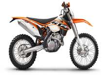 ម៉ូតូ KTM 250 XC-F ស៊េរីថ្មី ឆ្នាំ២០១៣ មាន បំពាក់ប្រព័ន្ធធុងទឹកត្រជាក់ ការពារម៉ាស៊ីន