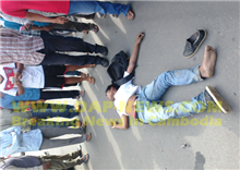 រថយន្តលុច្សស៊ីស RX-300 បុកអ្នកជិះកង់ស្លាប់ នៅជិតវិមានឯករាជ្យ