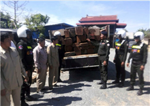 ឈ្នួញឈើបាញ់ ៦គ្រាប់ បុកម៉ូតូ PM ខ្ទេច៣គ្រឿង ខណៈដេញបង្ក្រាបនៅព្រែកព្នៅ