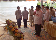 អាជ្ញាធរ និងសមត្ថកិច្ច ខេត្តបន្ទាយមានជ័យ ចូលរួម និងឧបត្ថម្ភ បុណ្យសព ពលករ នៅស្រុកភ្នំស្រុក