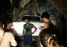 យុវជនម្នាក់បើករថយន្ត TUNDRA ទៅបុកទម្លុះផ្ទះប្រជាពលរដ្ឋ សំណាងល្អអត់មានអ្នកស្លាប់ និងរងរបួស