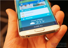 Samsung Galaxy S6 Edge ក្នុងដៃ ៖ អេក្រង់កោងទាំងពីរចំហៀង ដ៏ស្រស់ស្អាត