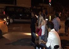 នារីស្រស់ស្អាតម្នាក់ បើករថយន្ដបត់ឆ្វេងមិនប្រយ័ត្ន ត្រូវរថយន្ដ១គ្រឿងទៀតបុកពេញទំហឹង​ សំណាងល្អគ្មានអ្នក