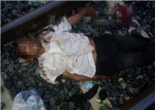 រថភ្លើងកិនមនុស្សវិកលចរិតស្លាប់ លើផ្លូវរថយន្តភ្លើងក្នុងស្រុកទ្រាំង