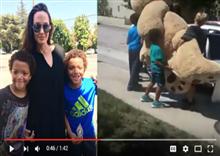 ភ្ញាក់ផ្អើលមែន ! Angelina Jolie និងកូនស្រី Shiloh ជួយទិញតុក្កតាពីកូនភ្លោះពីរនាក់ ឈរលក់កណ្តាលផ្លូវ