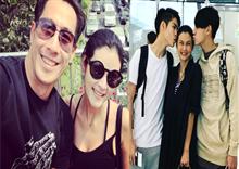 តារាថៃដែលធ្លាប់មានរឿងអាស្រូវជាមួយកូនខ្លួនឯង ពេលនេះគំរប់ខួបស្នេហា ១៦​ ឆ្នាំ ខណៈកូនប្រុសទាំង៣ ពេញកំលោះ