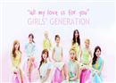 SNSD បញ្ចេញខ្លីប All my love for you