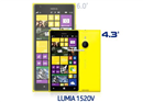 Phablet Lumia 1520 ជិតមានវើហ្សិន mini ដែលមានអេក្រង់ 4,3 inch