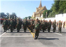 គណៈកម្មាធិការរៀប ចំបុណ្យជាតិ រៀបចំសាកល្បង ដើរក្បួន សម្រាប់ដង្ហែ ព្រះបរមអដ្ឋិរតនកោដិ