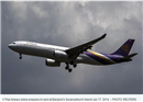 យន្តហោះថៃ របស់ក្រុមហ៊ុន Thai Airways ចុះចតជាបន្ទាន់ ក្រោយពី កញ្ជក់ កាប៊ិន បែកបាក់ រងការខូចខាត
