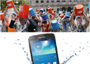 Galaxy S5 លេង “Ice Bucket Challenge” រួចភ្នាល់នឹង iPhone 5s, One M8 និង Lumia 930