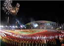 ទិដ្ឋភាពនៃការបើកការប្រកួត ព្រឹត្តិការណ៍ Asian Games លើកទី១៧ នៅទីក្រុង Incheon